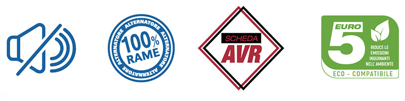 Hyundai 65518 - Generatore 1500 RPM Diesel Trifase Silenziato con Scheda AVR