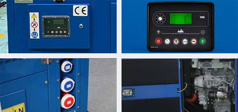 Hyundai 65529 - Generatore 1500 RPM Silenziato Diesel 55 kW