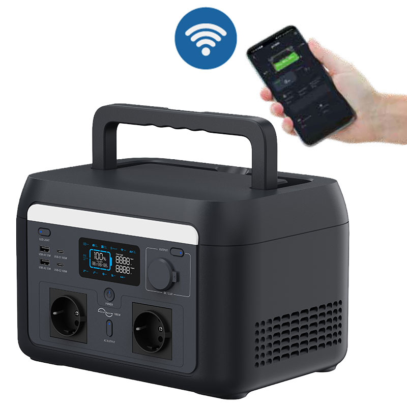 Hyundai 65965 - Power Station Portatile 1000 W con APP