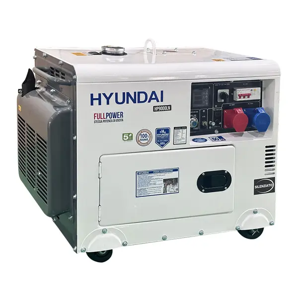 Hyundai 65255 - Gruppo Elettrogeno Silenziato Diesel 8,5 kW
