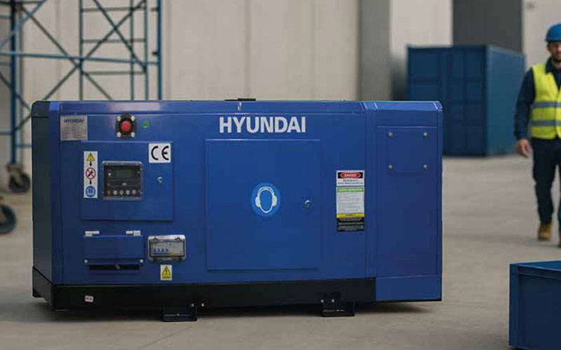 Hyundai 65520 - Single-phase three-phase diesel generator 1500 rpm