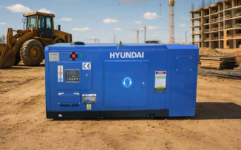 Hyundai 65523 Silent Three-Phase Generator 1500 rpm 33 kW