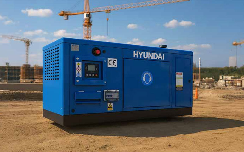Hyundai 65521 - Generatore Diesel Trifase 13,5 kW