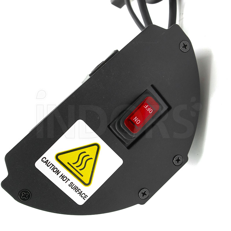 Hyundai Iras RC 75168 - Riscaldatore a Infrarossi per Esterni 2 kW con Telecomando