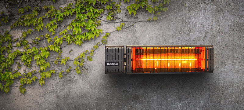 Hyundai Iras RC 75168 - Lampada Riscaldante a Infrarossi per Esterni 2 kW