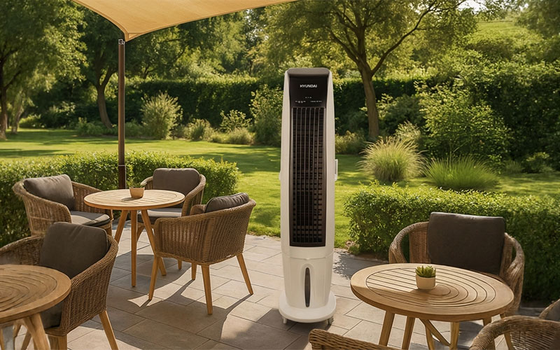 Hyundai 75200 - Fontaine à eau portable 5000 m³/h