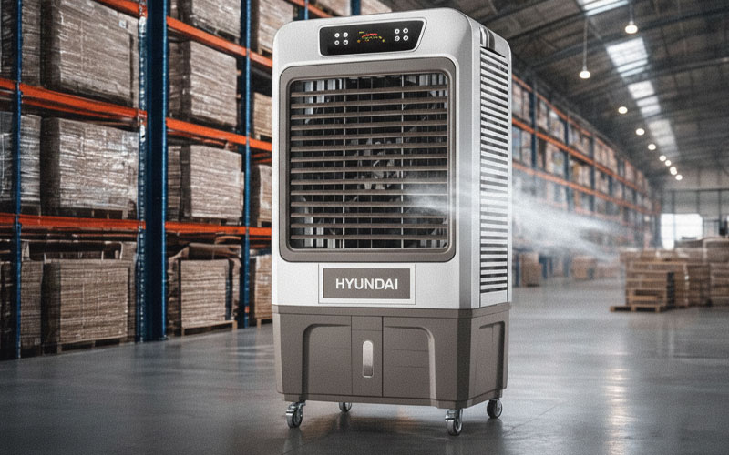 Hyundai 75230 - Refroidisseur évaporatif pour grands espaces 10 000 m³/h