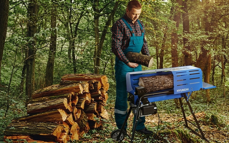 Fendeuse de bûches horizontale Hyundai 85930 - 5 tonnes Ø 50-250 mm