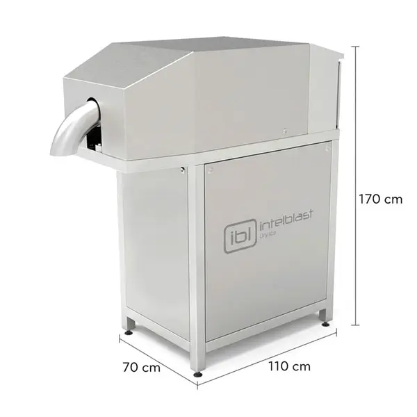 Intelblast DIP120 - Pellettizzatrice Ghiaccio Secco 120 kg/h