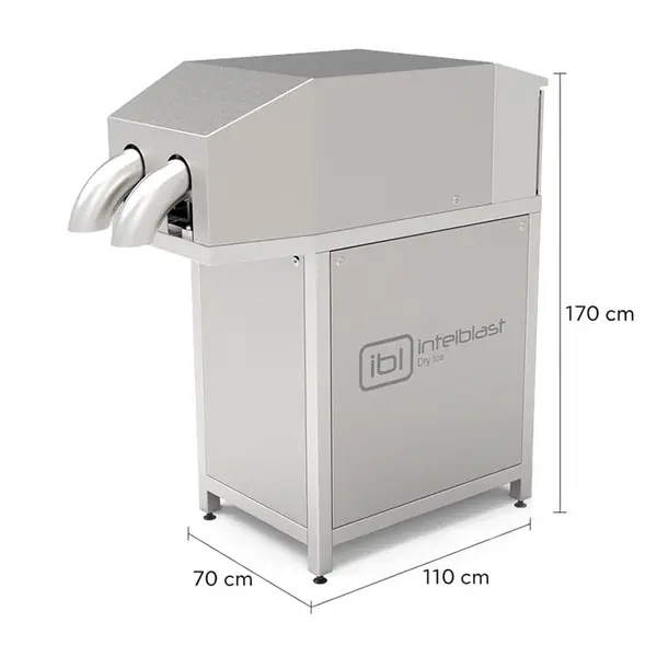 Intelblast DIP240 - Pellettizzatrice Ghiaccio Secco 240 kg/h