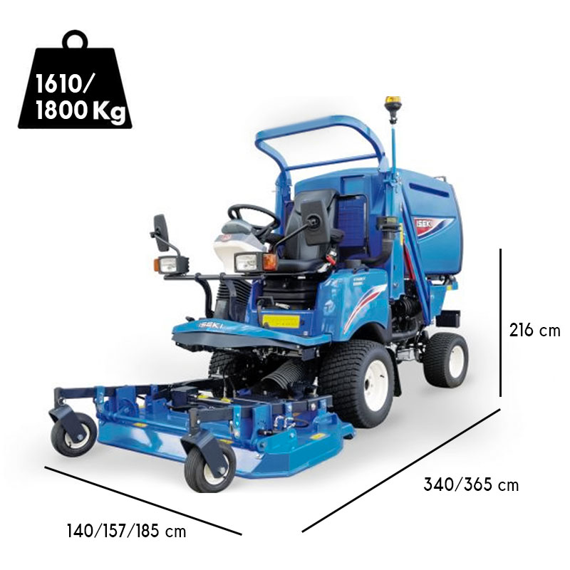 Iseki SF 551 - Lawn mower with professional seat