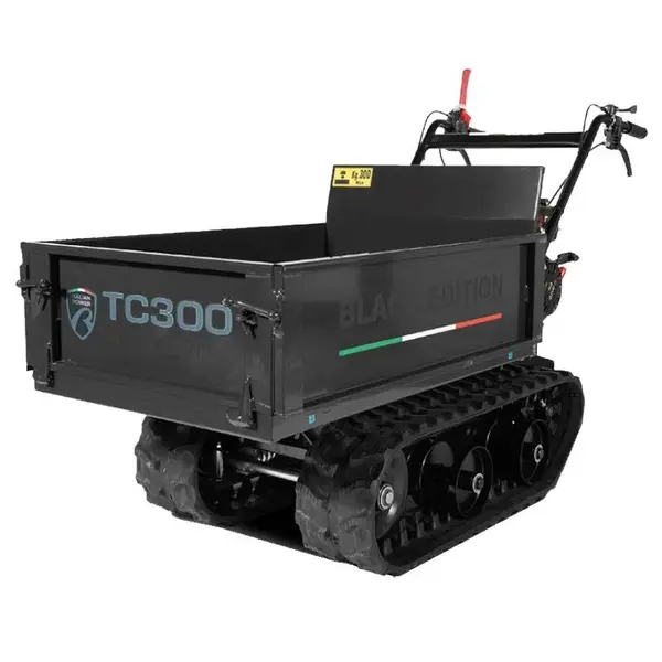 Italian Power TC300BLACK - Motocarriola Cingoli in Gomma