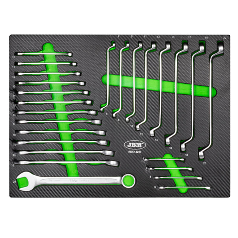 JBM Serie 446 - Piano di Lavoro 50 cm Attrezzi in Crono-Vanadio Inclusi