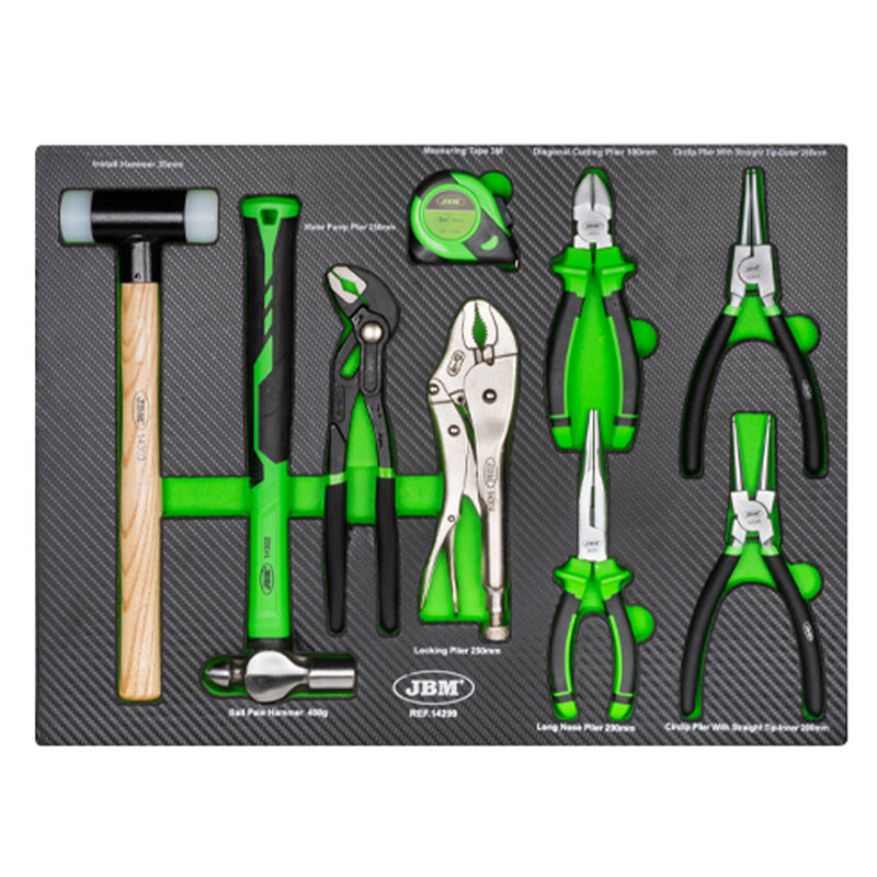 JBM Serie 446 - Piano di Lavoro 50 cm Attrezzi in Crono-Vanadio Inclusi