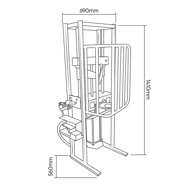 JBM 53742 - Compresseur pneumatique professionnel pour ressorts d'amortisseurs 1 tonne