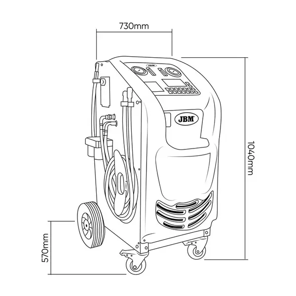 JBM 54290 - Machine de vidange d'huile pour transmission automatique
