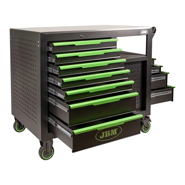 JBM 54509 - Carrello Portautensili 7 Cassetti Frontali e 4 Cassetti Laterali