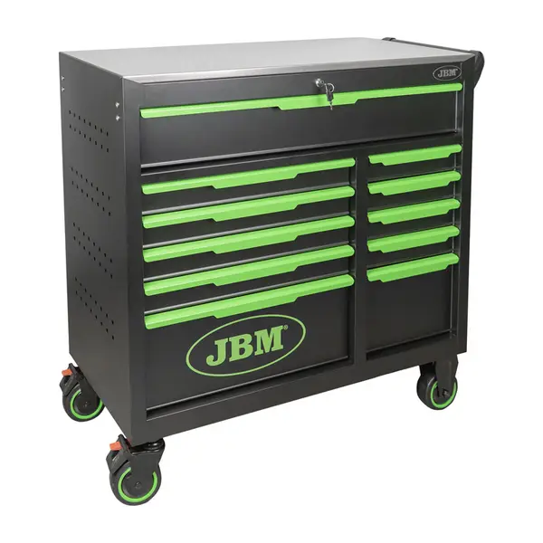 JBM 54725 - Carrello Portautensili 11 Cassetti con Set 332 Attrezzi CrV