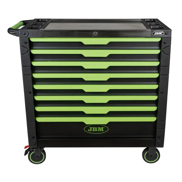 JBM 54688 - Carrello XL Professionale 8 Cassetti 468 Attrezzi Inclusi