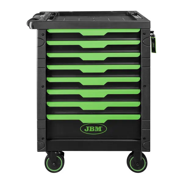 JBM 54718 - Carrello XL Professionale 8 Cassetti 289 Attrezzi CrV Inclusi