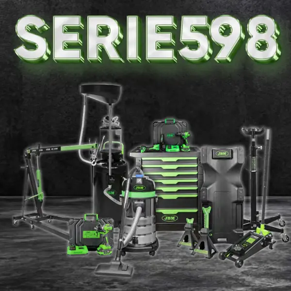 JBM SERIE 598 - Set di Attrezzatura per Officina in OFFERTA SPECIALE a Tempo Limitato