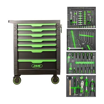 JBM 54389 – Carrello portautensili con 7 cassetti e 172 utensili