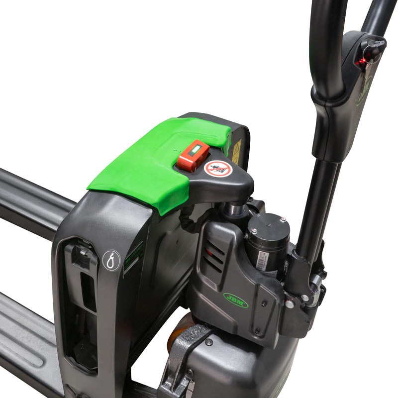 JBM 54396 - Transpallet Elettrico Professionale 1500 kg a Batteria Li-Ion