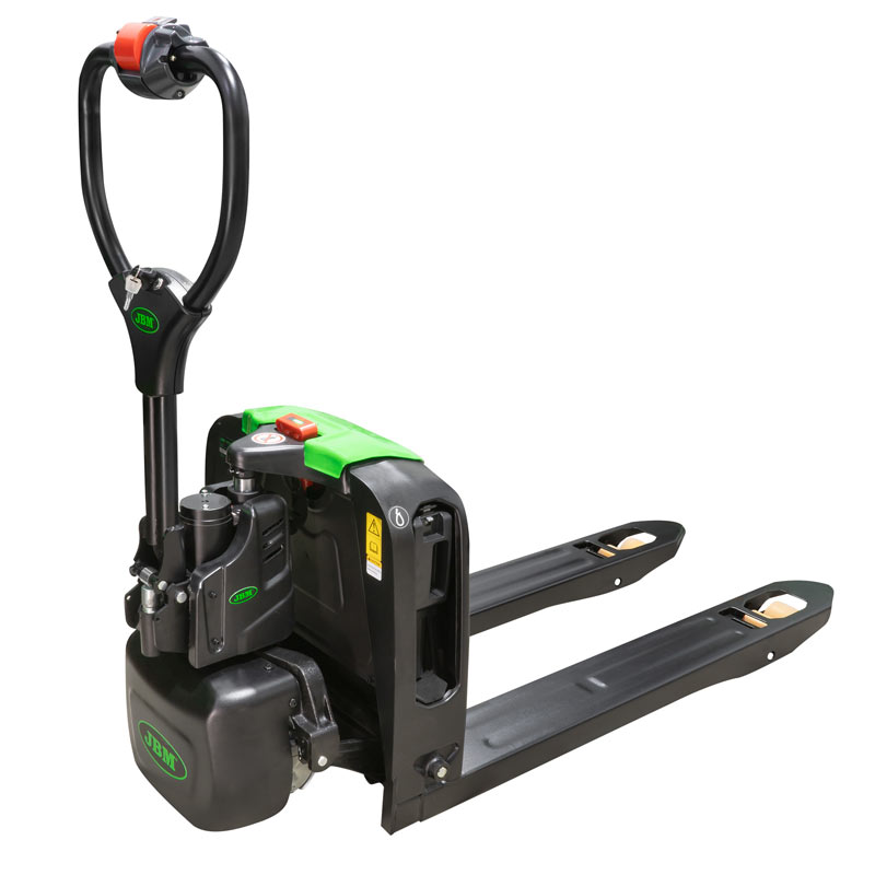 JBM 54396 - Transpallet Elettrico Professionale 1500 kg a Batteria Li-Ion