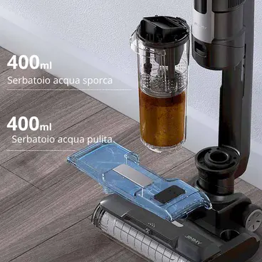 Jimmy HW9 serbatoio acqua doppio e capiente