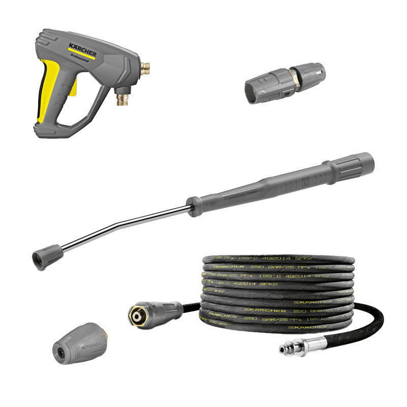 Karcher PRO HD 700 X Plus - Idropulitrice dotazione completa con avvolgitubo integrato