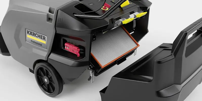 Karcher KM 85/50 W Bp - Spazzatrice Contenitore Rifiuti 50L