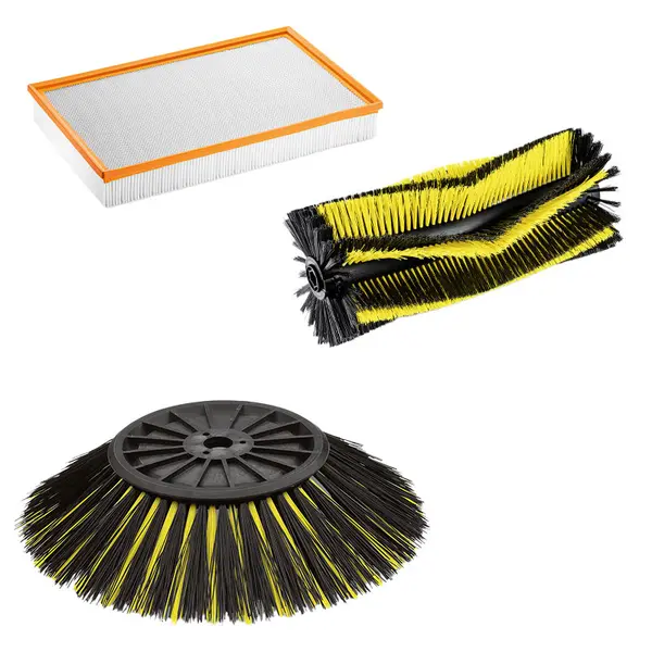 Karcher KM 85/50 W Bp - Spazzatrice Uomo a Terra Dotazione Standard