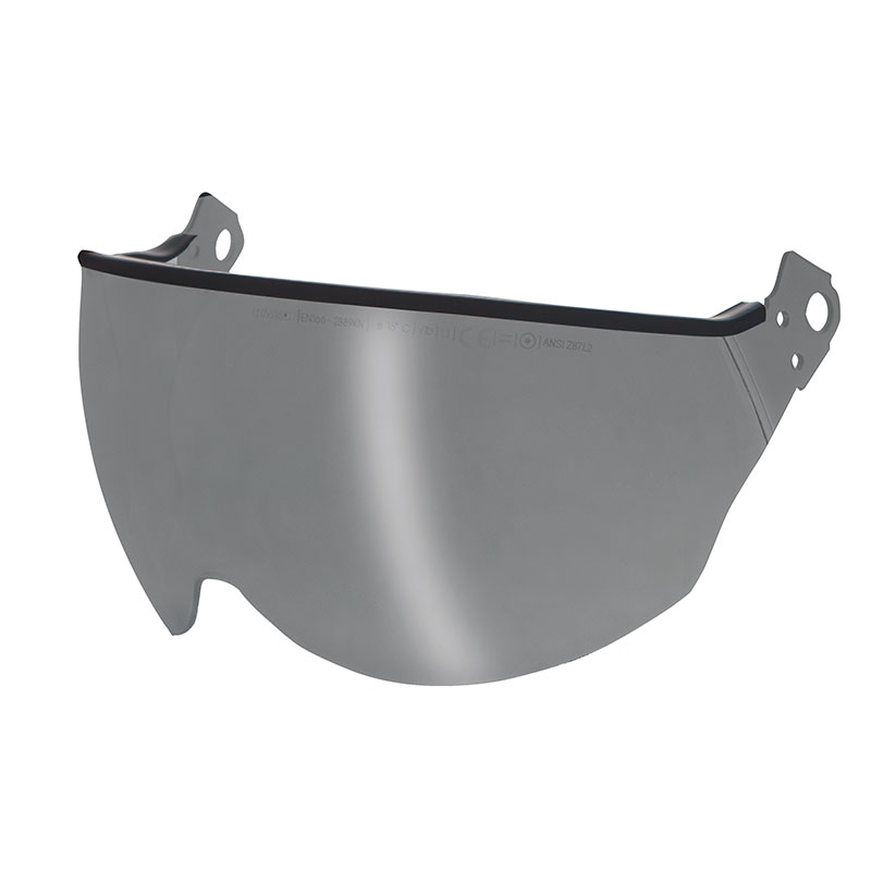 Kask safety smoke visor