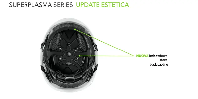 Kask Superplasma AQ imbottitura nera