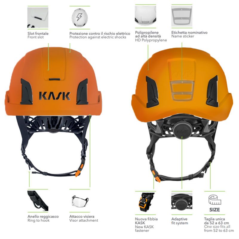 Combo casque de sécurité Kask Zenith x