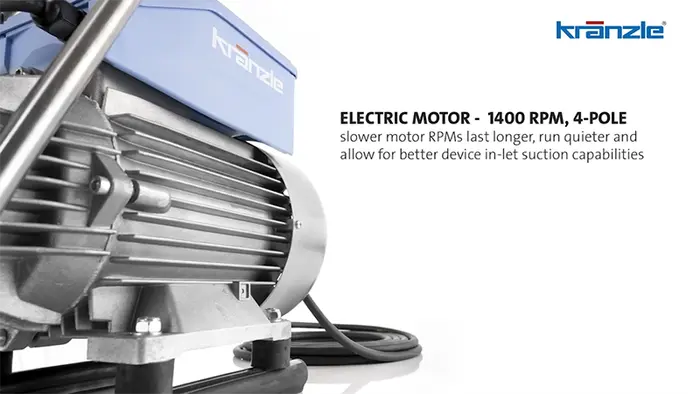 giri motore 1400 Idropulitrice Portatile Professionale Kranzle HD 7/122 TS