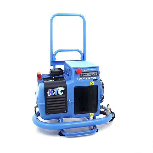 KTC Compack 2 2,5 L Trolley 1850120520 - Compressore a Vite Professionale Trasportabile 2,5 L