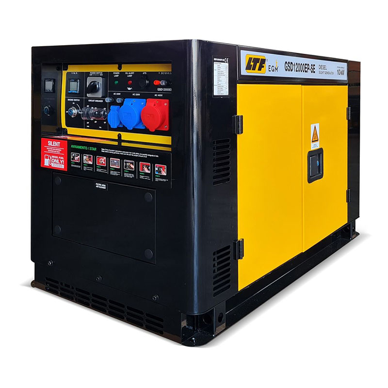 LTF GSD12000EP-SE control panel - Silent Diesel Generator