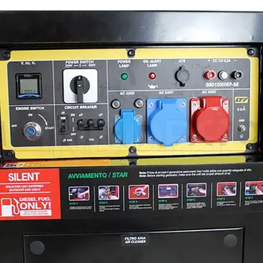 pannello comandi LTF GSD12000EP-SE - Generatore Diesel Silenziato