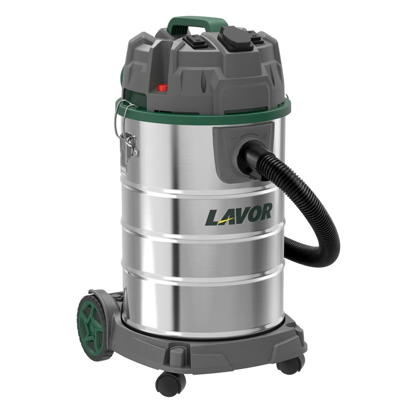 Lavor Dozzy Power 30XES multifunction vacuum cleaner with stainless steel tank for vacuuming dust and liquids