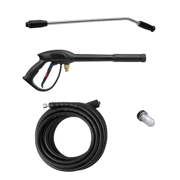 dotazione standard idropulitrice Lavor Mezen 1510 con tubo flessibile ugelli alta pressione raccordo lancia e pistola professionale