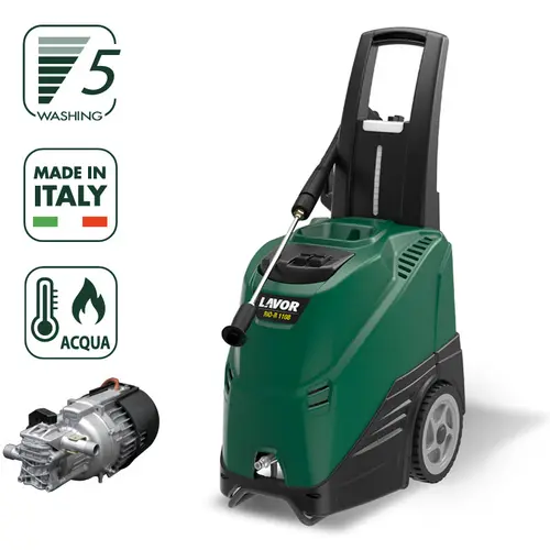 Lavor Rio-R 1108 - Idropulitrice ad Acqua Calda Compatta
