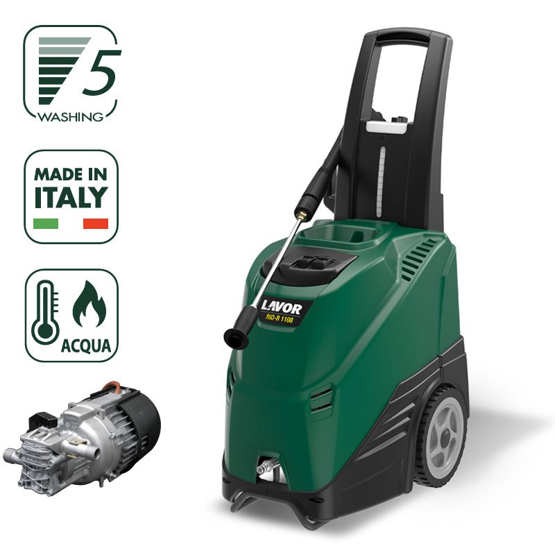 Lavor Rio-R 1108 - Compact Hot Water Pressure Washer