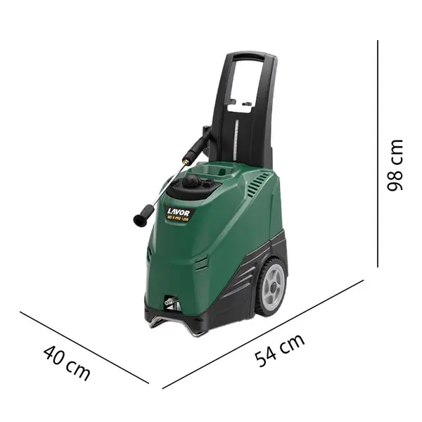 Lavor Rio-R Pro 1208 - Idropulitrice ad Acqua Calda ingombro