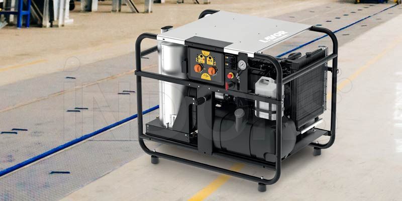 I use Lavor Thermic 26.1 - Hot Water Pressure Washer with Diesel Engine