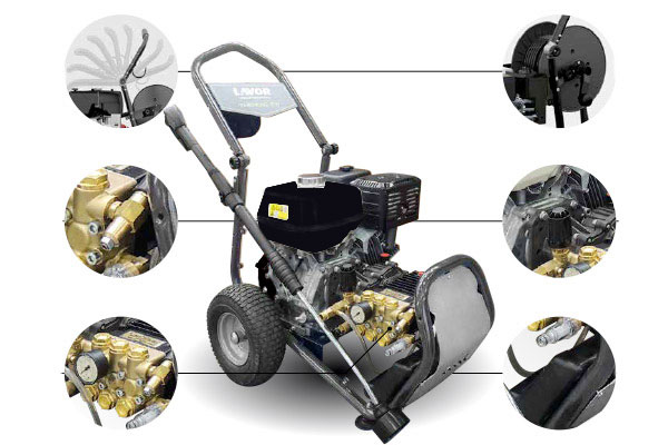 Lavor Thermic 2W PRO 13 L - Industrial petrol pressure washer