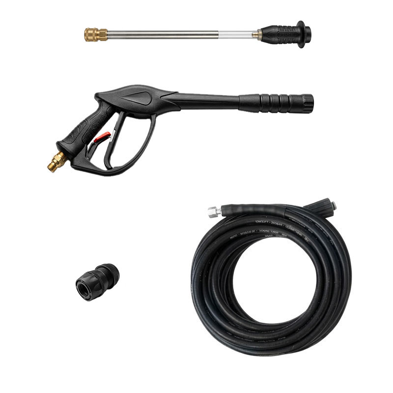 Professional high pressure floor cleaning accessory kit with nozzles, hose and gun Lavor XTR-R 1007
