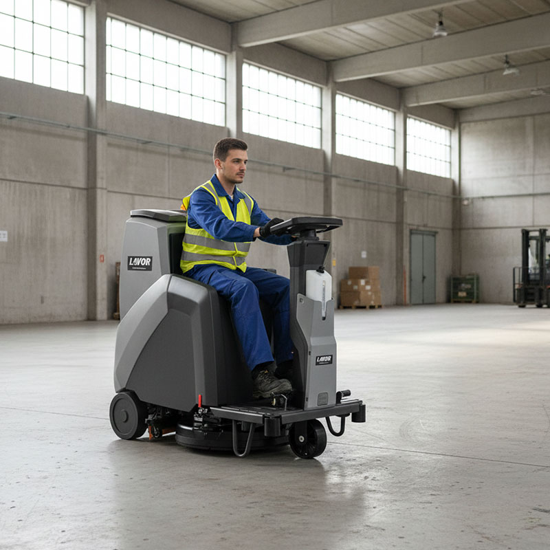 Lavor Comfort XXS 60BT - Ride-On Floor Cleaner - 2 Batteries and Charger Included