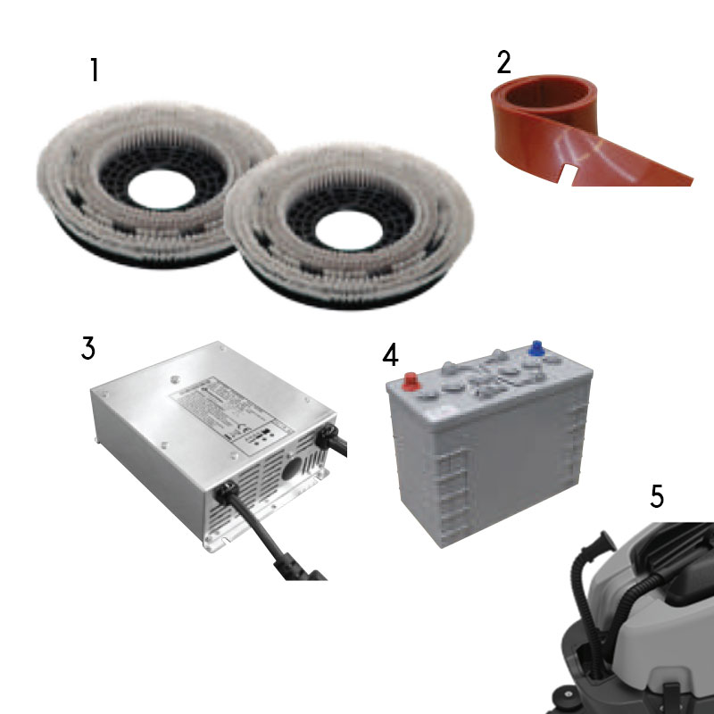 Lavor Motion 70 BT washer dryer with accessories included