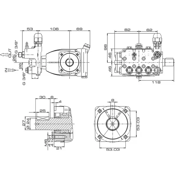 Lavor CL 3.5 - Pompa Alta Pressione Professionale